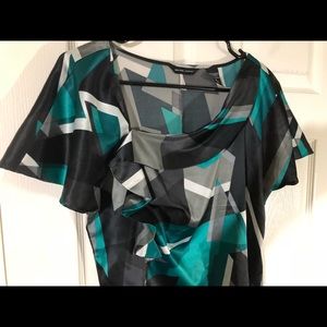 New York & Company top with ruffle